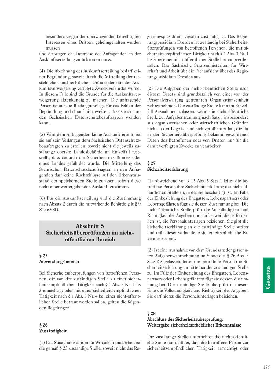 Seite 175 des Verfassungsschutzbericht 2003 Sachsen