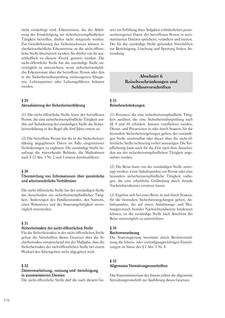 Seite 176 des Verfassungsschutzbericht 2003 Sachsen