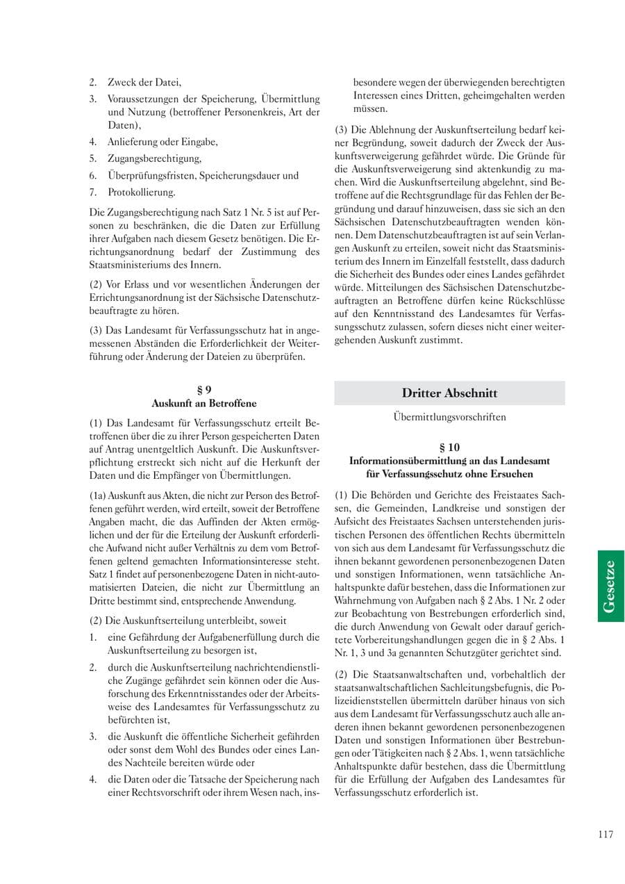 Seite 119 des Verfassungsschutzbericht 2004 Sachsen