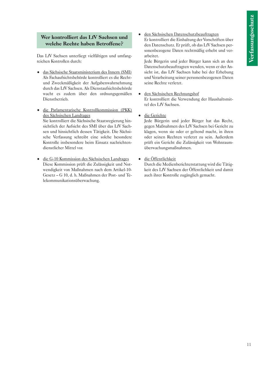 Seite 13 des Verfassungsschutzbericht 2004 Sachsen