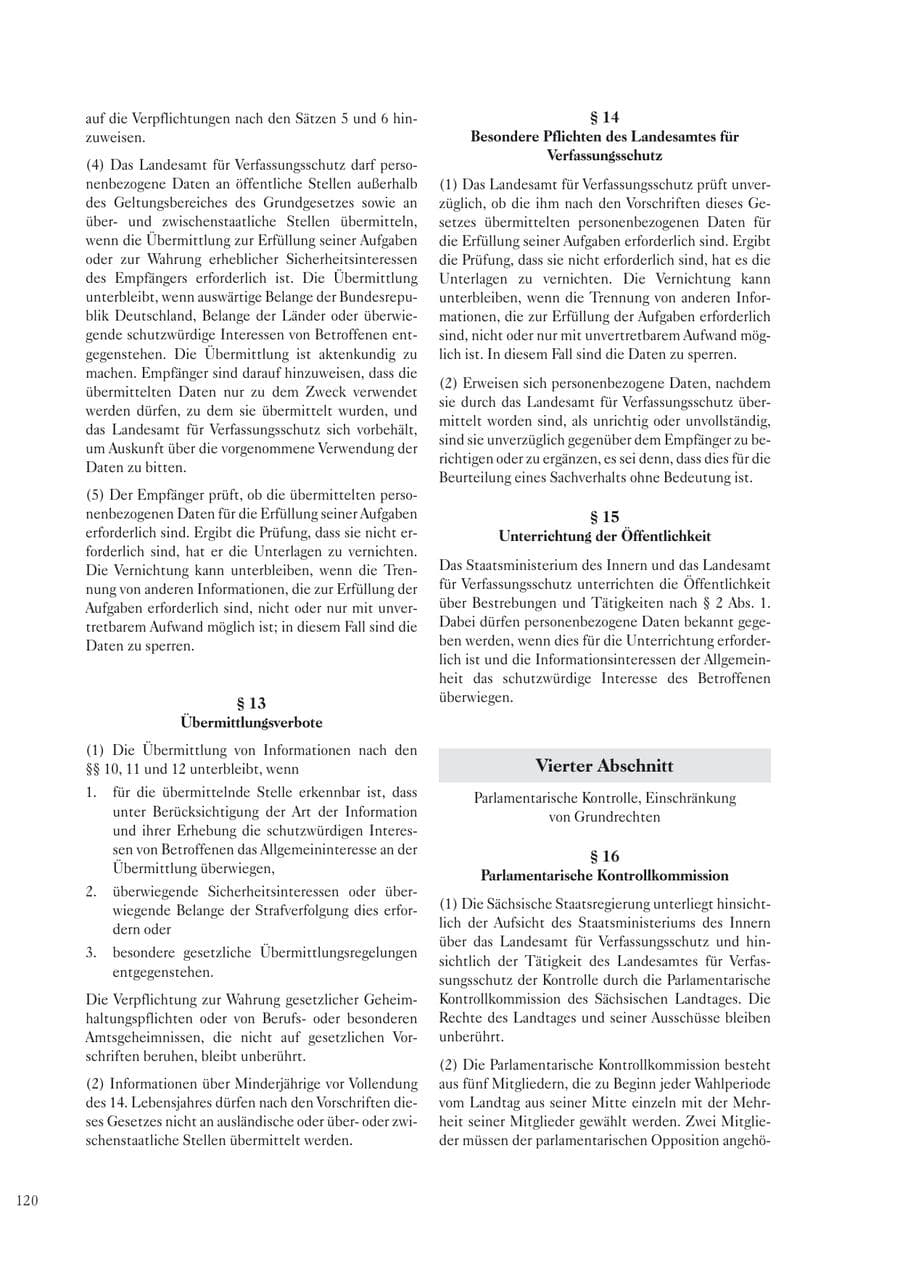 Seite 122 des Verfassungsschutzbericht 2004 Sachsen