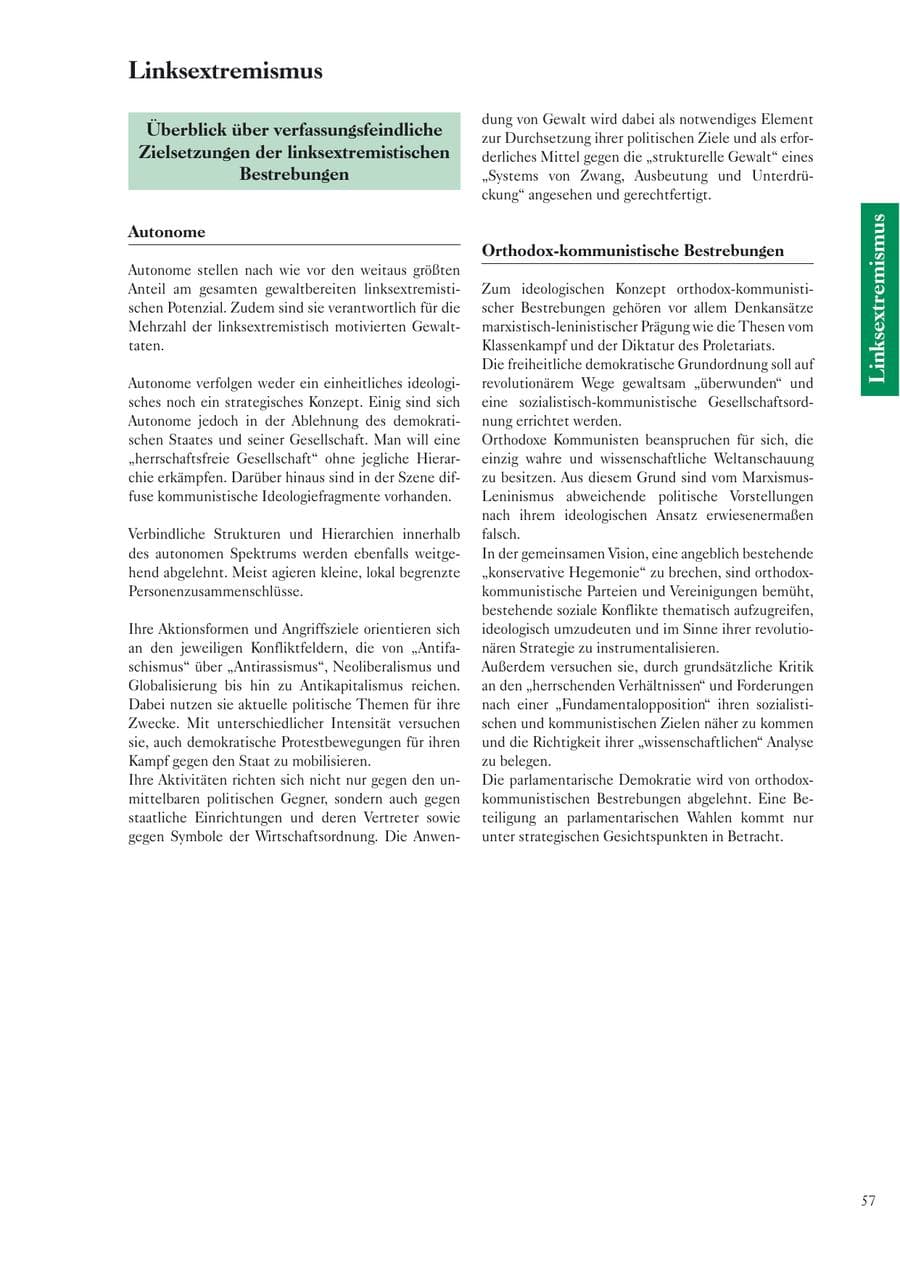 Seite 59 des Verfassungsschutzbericht 2004 Sachsen