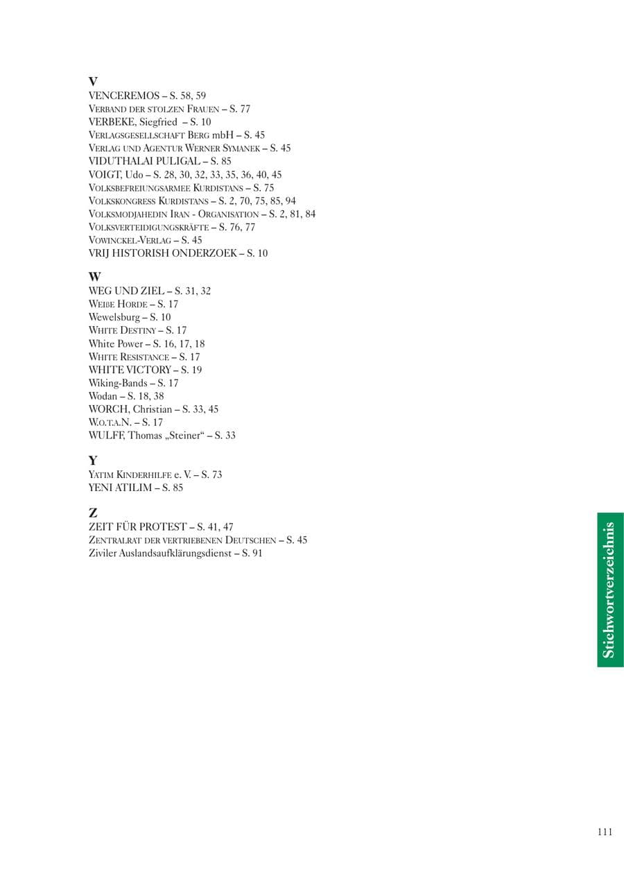 Seite 113 des Verfassungsschutzbericht 2005 Sachsen
