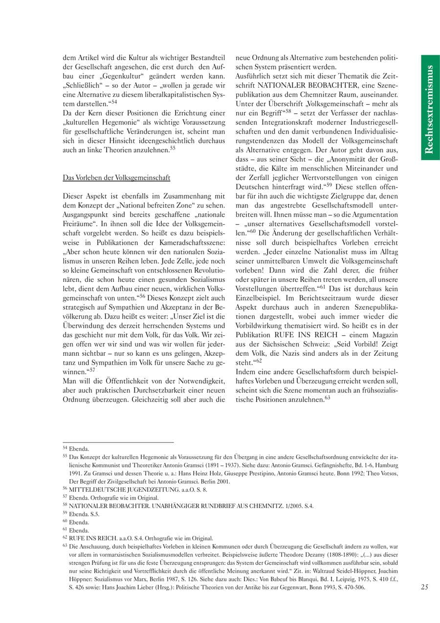 Seite 27 des Verfassungsschutzbericht 2005 Sachsen