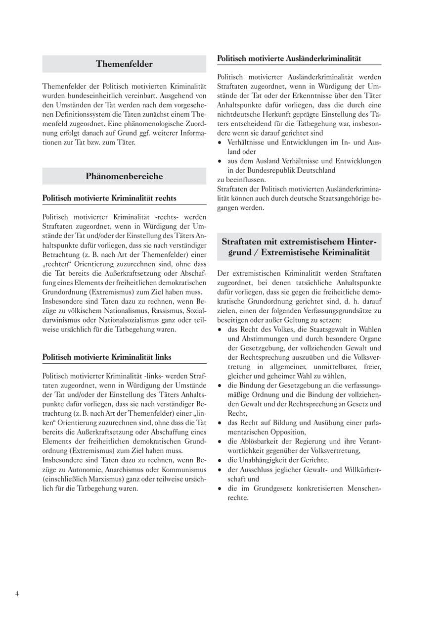 Seite 6 des Verfassungsschutzbericht 2005 Sachsen