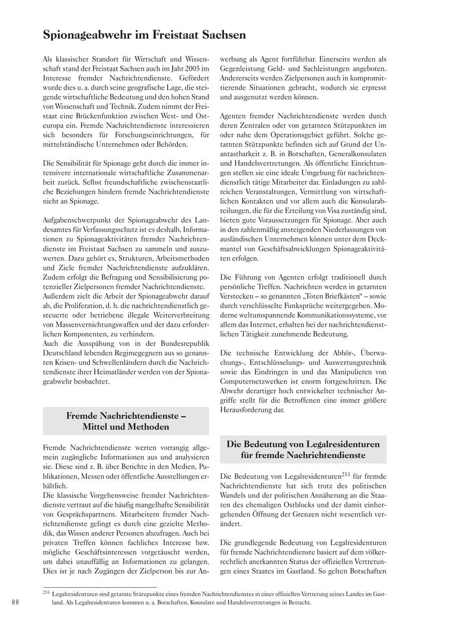 Seite 90 des Verfassungsschutzbericht 2005 Sachsen