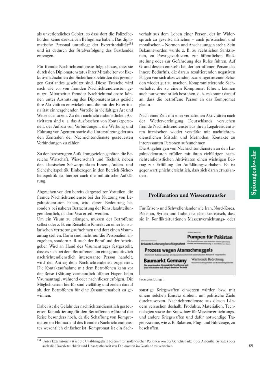 Seite 91 des Verfassungsschutzbericht 2005 Sachsen