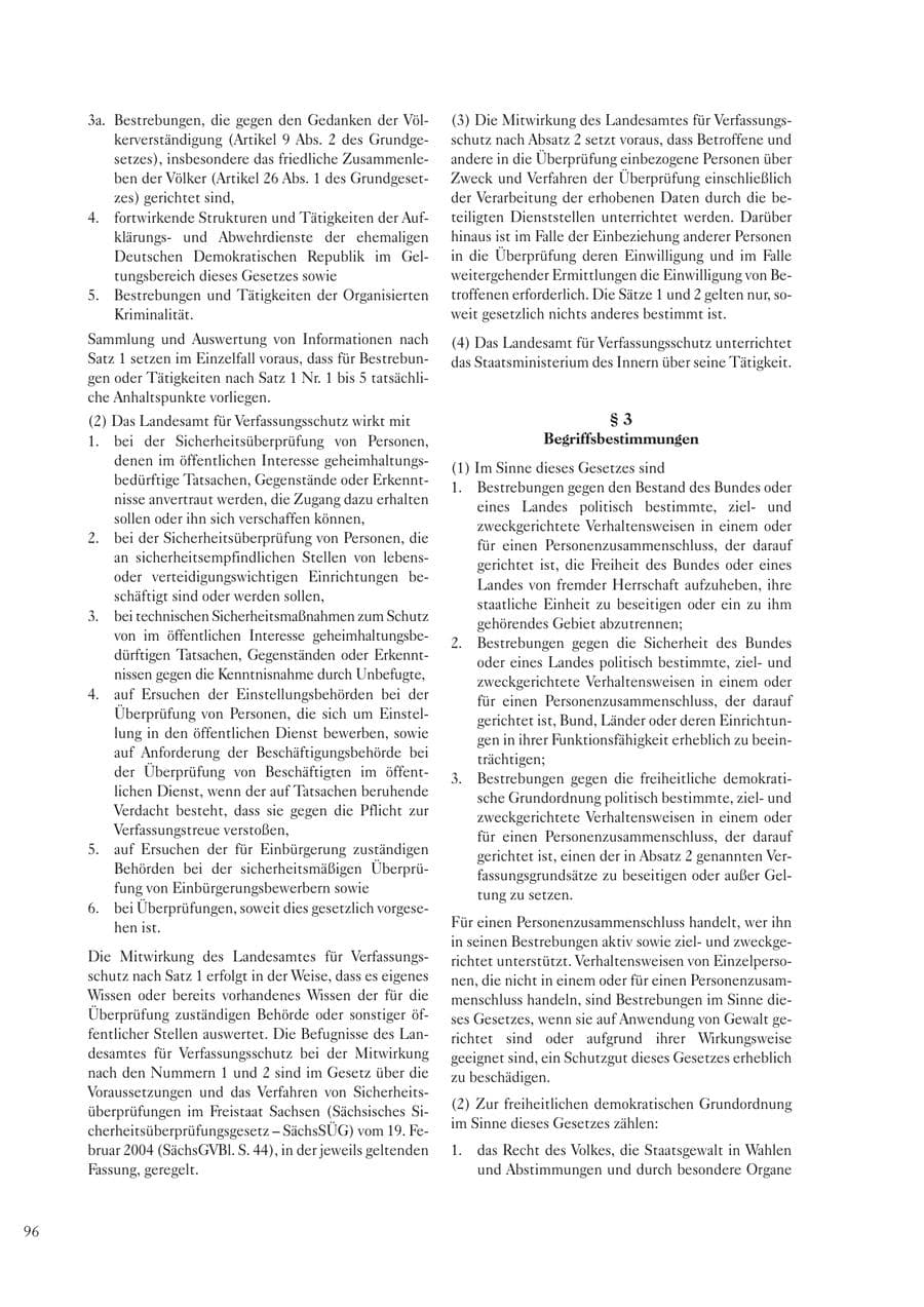 Seite 98 des Verfassungsschutzbericht 2005 Sachsen