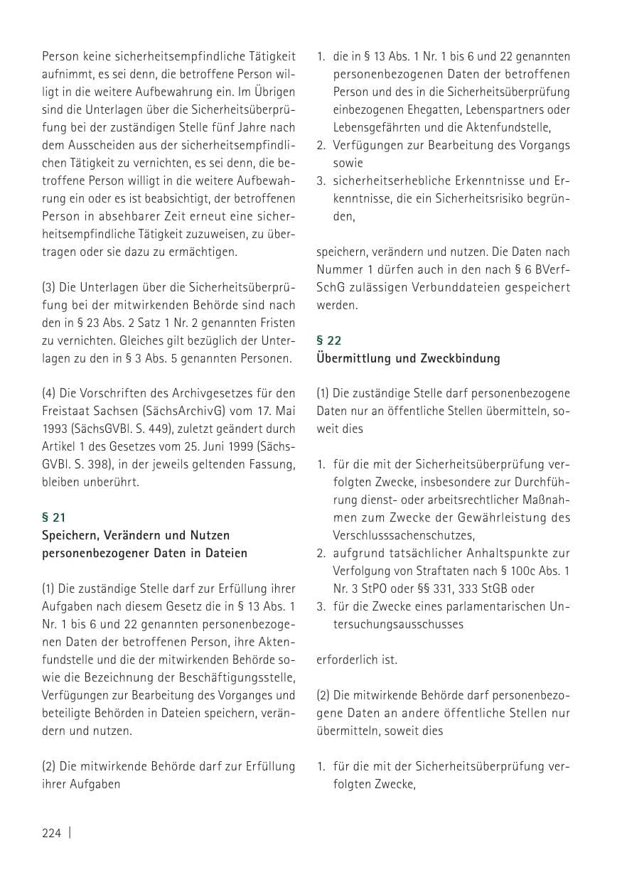 Seite 226 des Verfassungsschutzbericht 2011 Sachsen