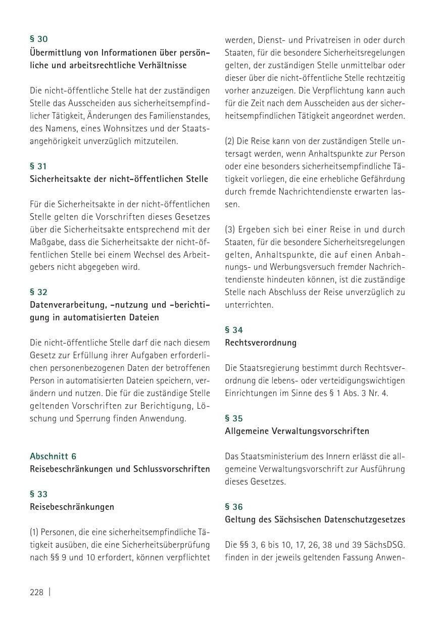 Seite 230 des Verfassungsschutzbericht 2011 Sachsen