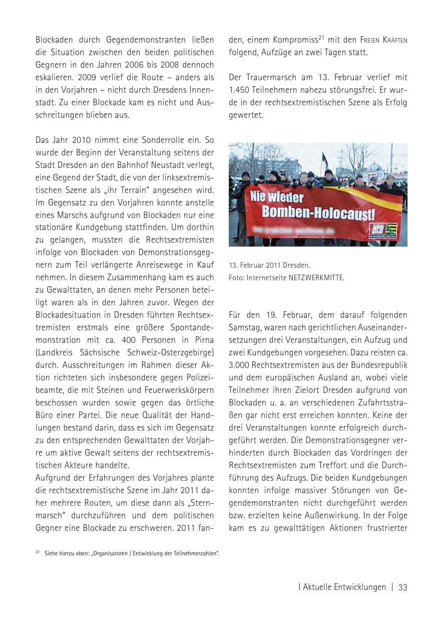 Seite 35 des Verfassungsschutzbericht 2011 Sachsen