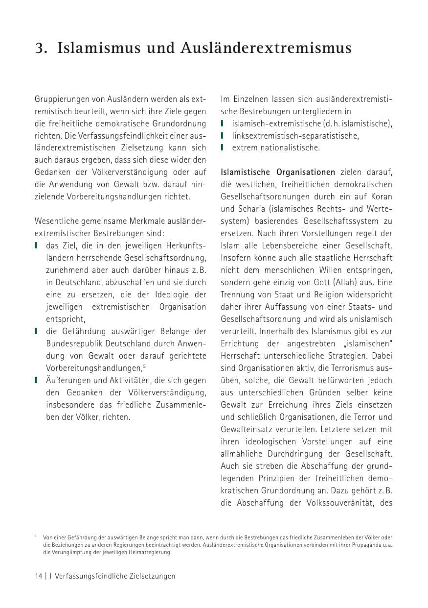 Seite 16 des Verfassungsschutzbericht 2012 Sachsen