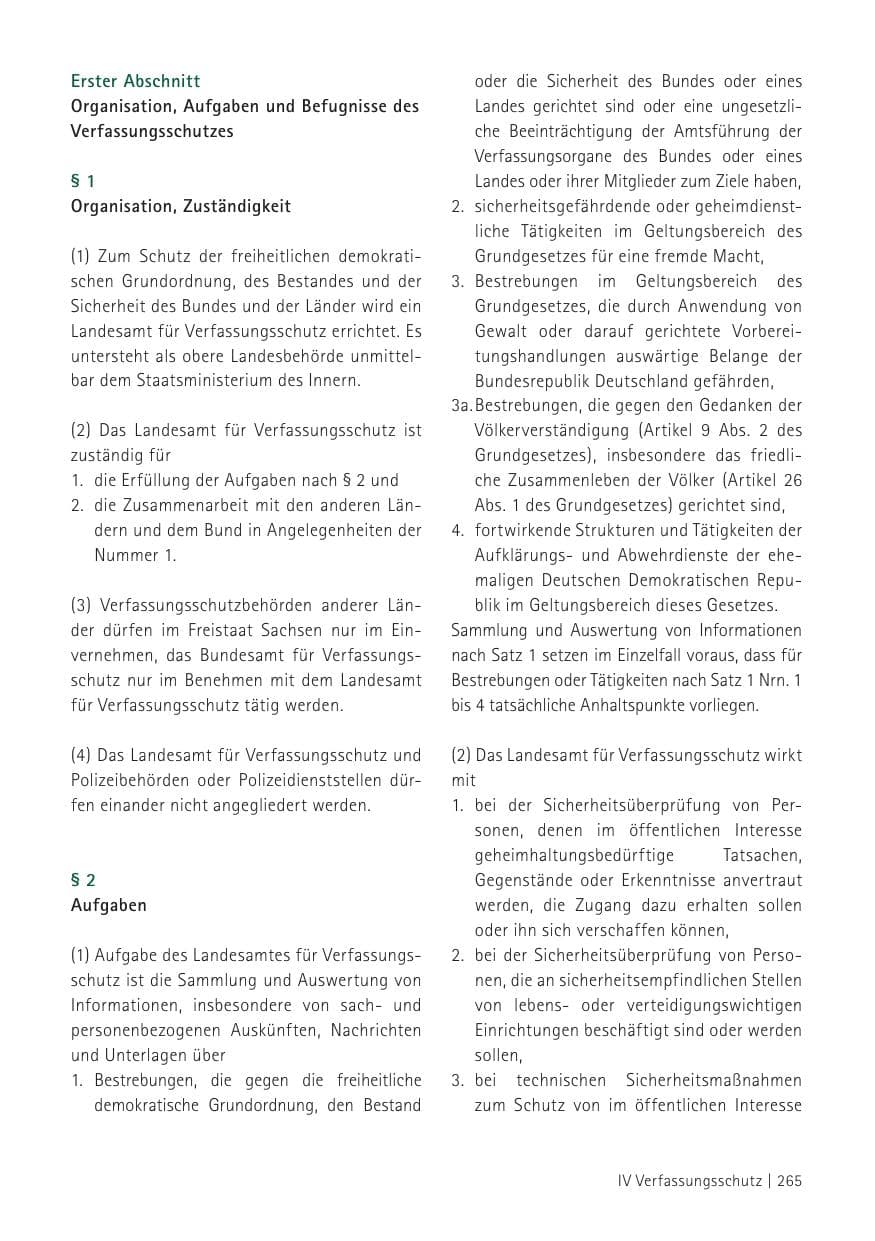 Seite 267 des Verfassungsschutzbericht 2012 Sachsen