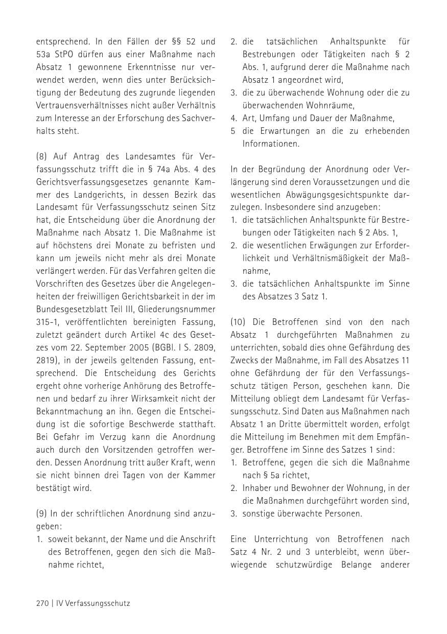 Seite 272 des Verfassungsschutzbericht 2012 Sachsen