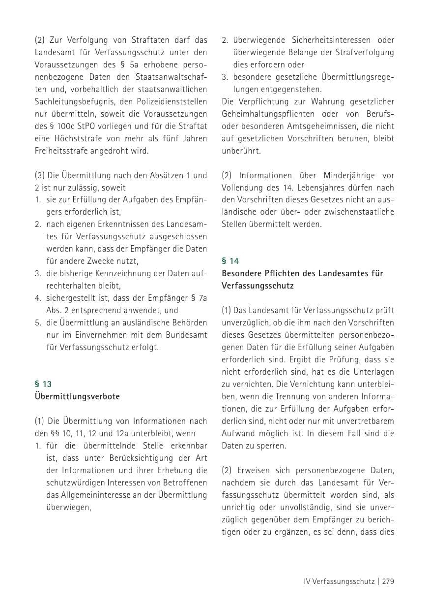 Seite 281 des Verfassungsschutzbericht 2012 Sachsen