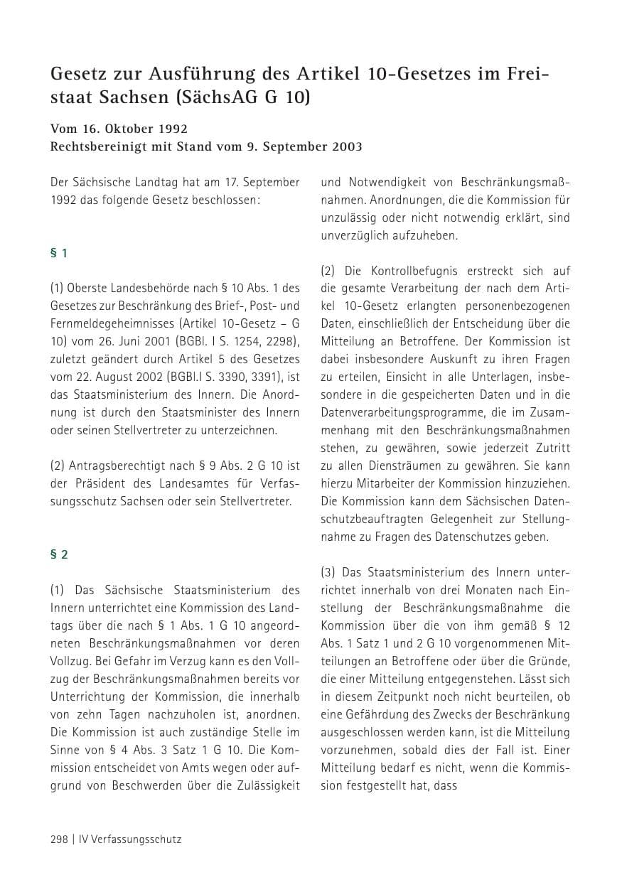 Seite 300 des Verfassungsschutzbericht 2012 Sachsen
