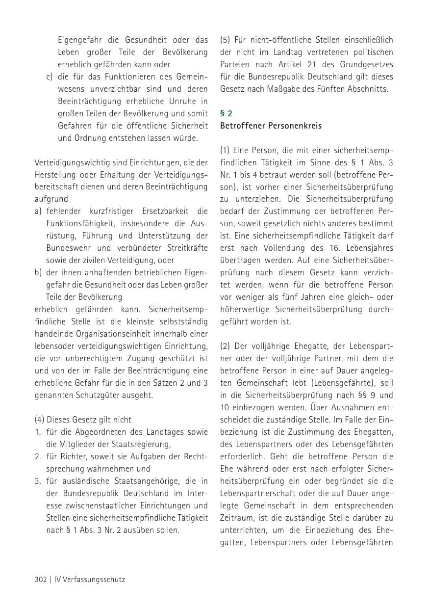 Seite 304 des Verfassungsschutzbericht 2012 Sachsen