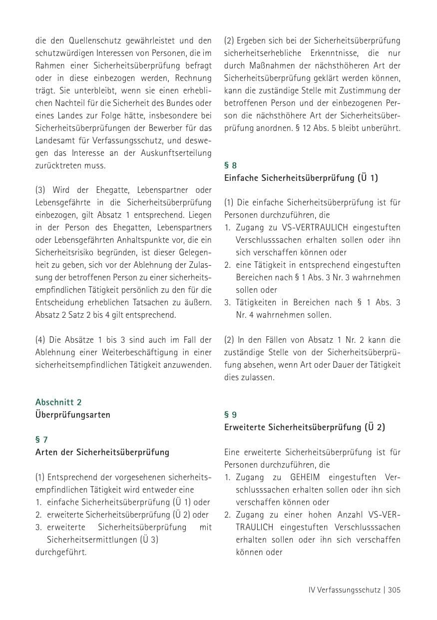 Seite 307 des Verfassungsschutzbericht 2012 Sachsen
