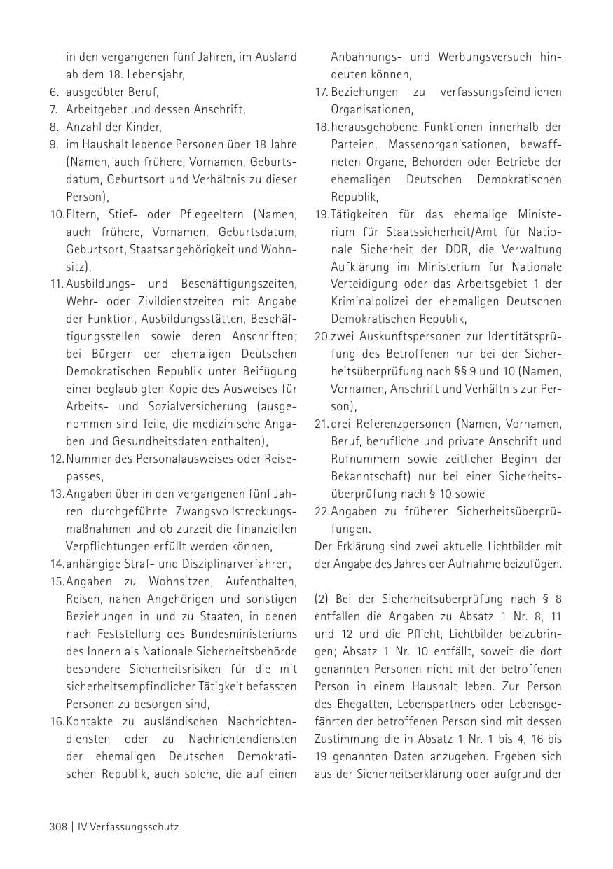 Seite 310 des Verfassungsschutzbericht 2012 Sachsen