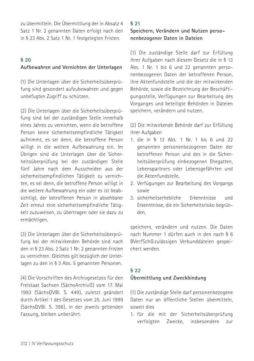 Seite 314 des Verfassungsschutzbericht 2012 Sachsen