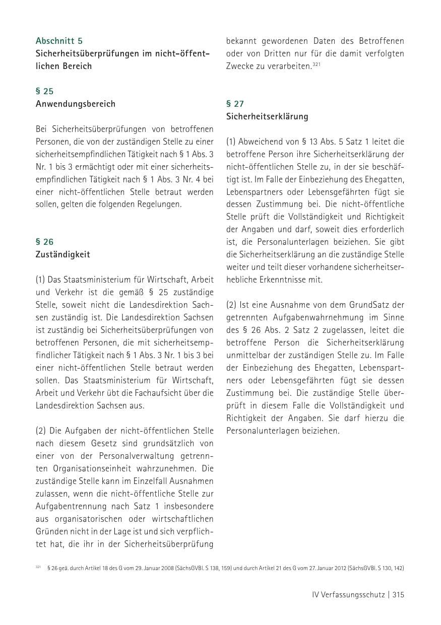 Seite 317 des Verfassungsschutzbericht 2012 Sachsen