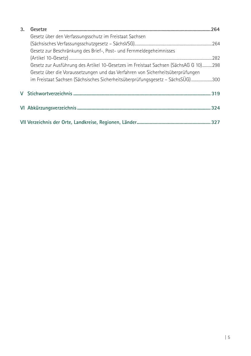 Seite 7 des Verfassungsschutzbericht 2012 Sachsen