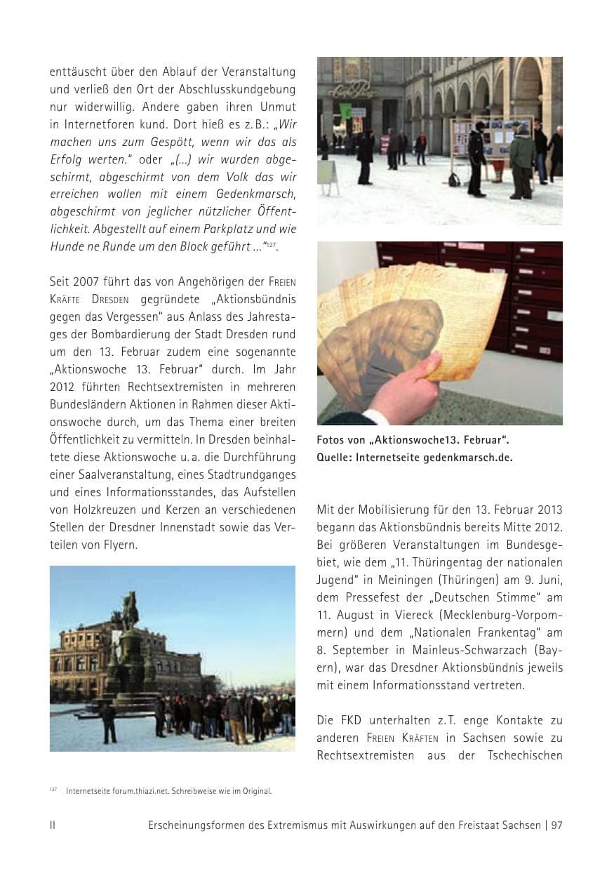 Seite 99 des Verfassungsschutzbericht 2012 Sachsen