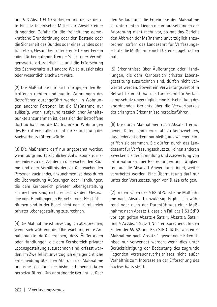 Seite 264 des Verfassungsschutzbericht 2013 Sachsen