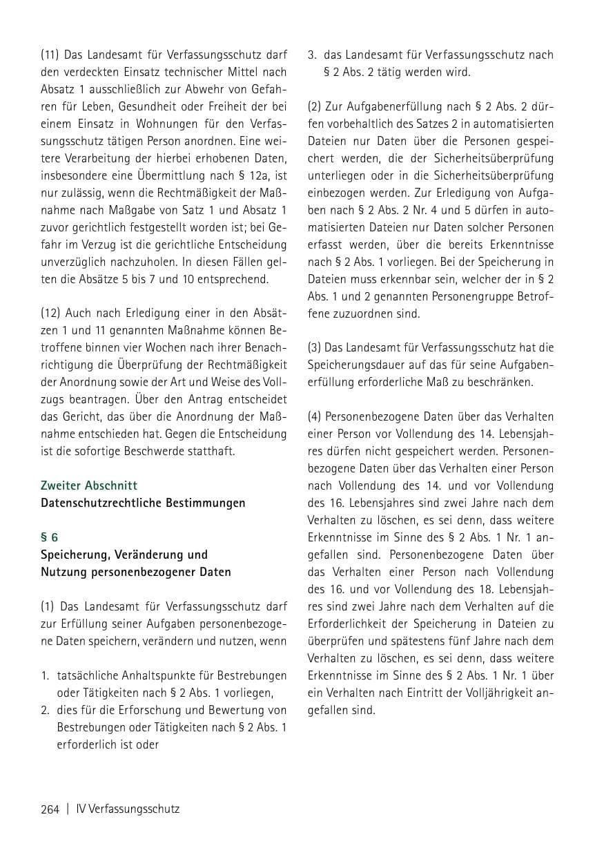 Seite 266 des Verfassungsschutzbericht 2013 Sachsen
