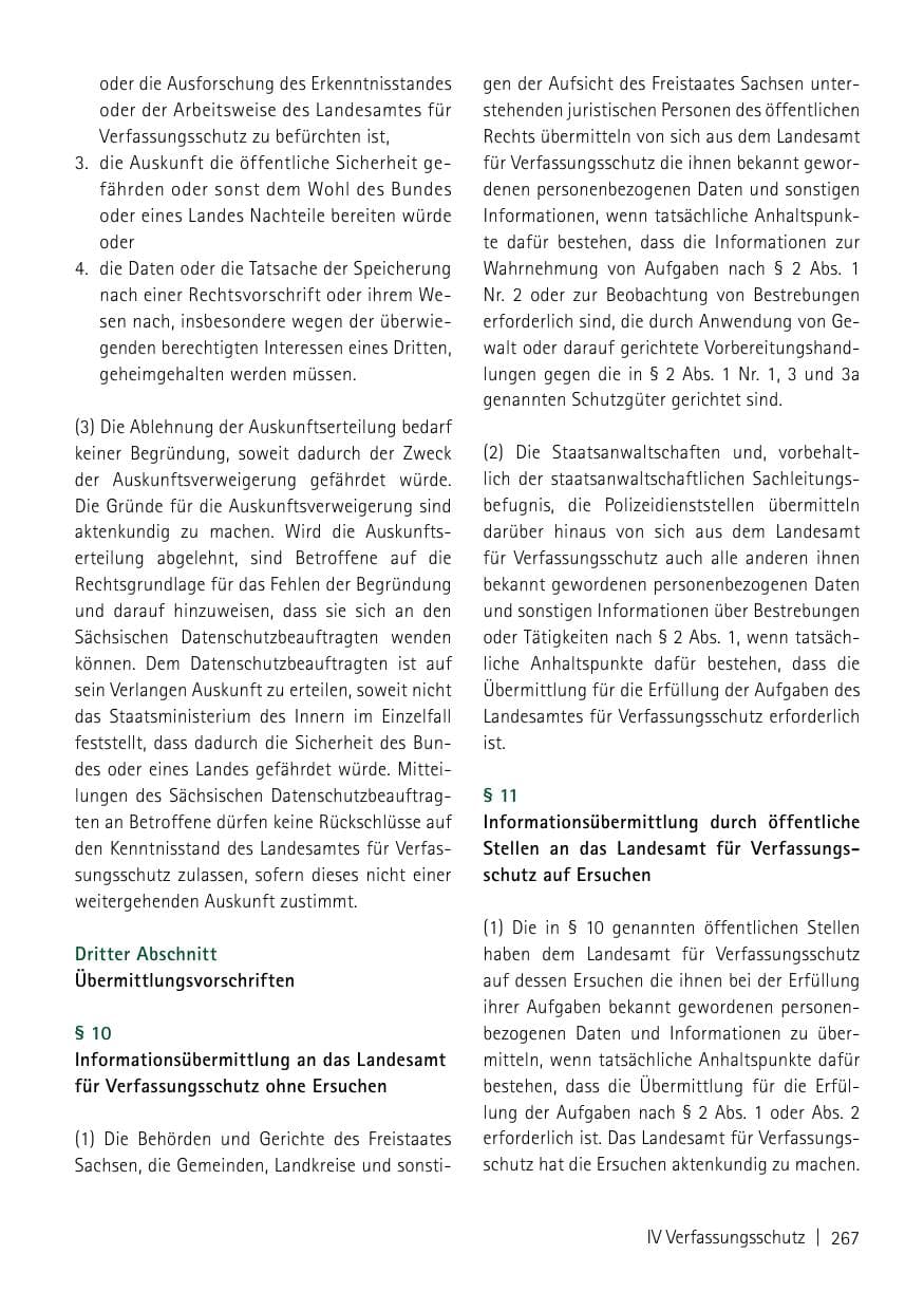 Seite 269 des Verfassungsschutzbericht 2013 Sachsen