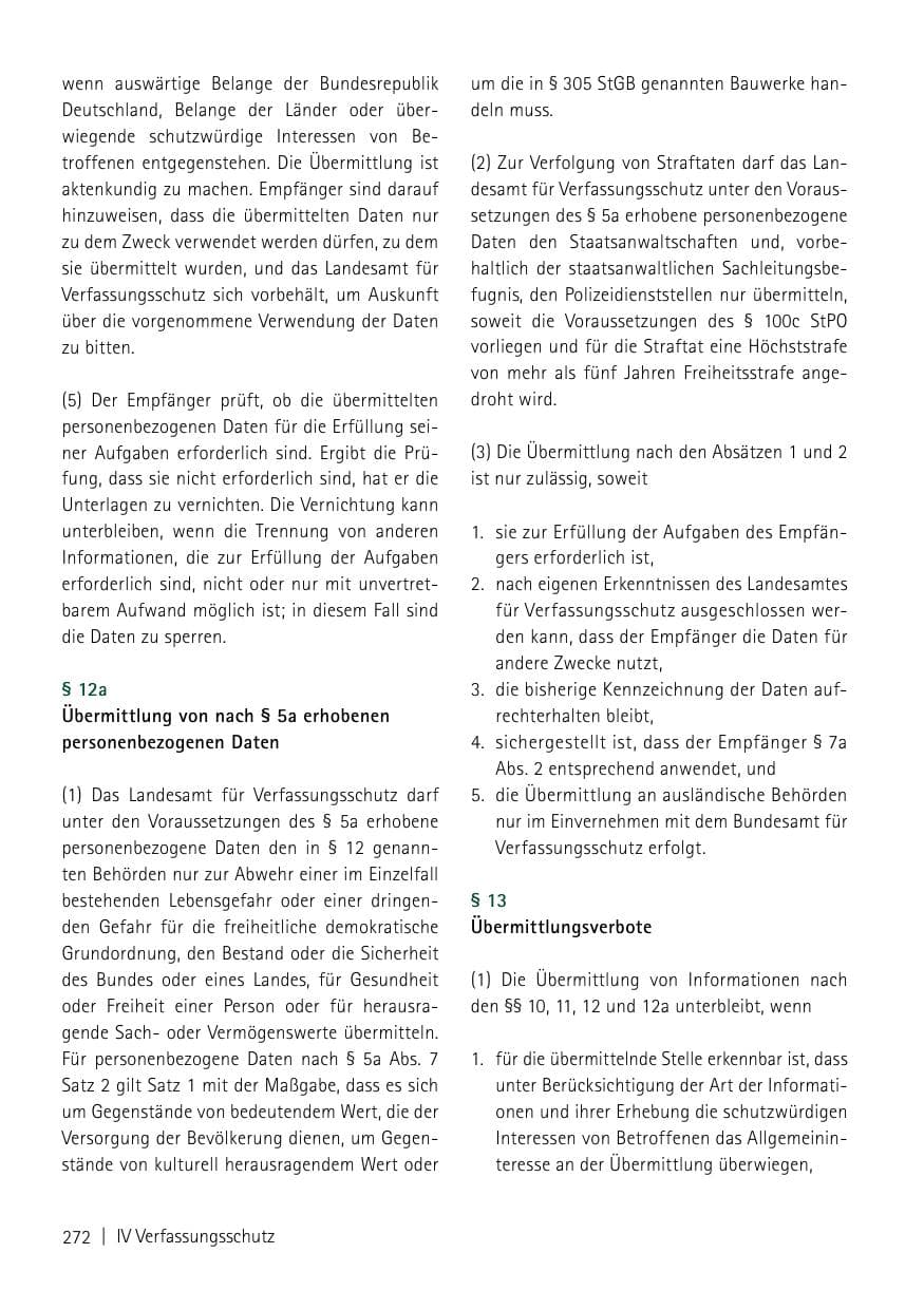 Seite 274 des Verfassungsschutzbericht 2013 Sachsen