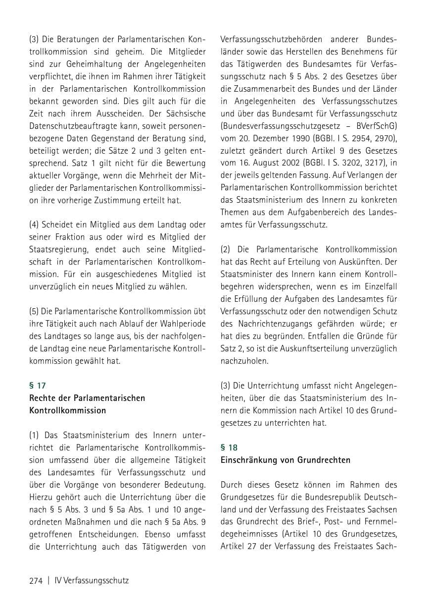 Seite 276 des Verfassungsschutzbericht 2013 Sachsen