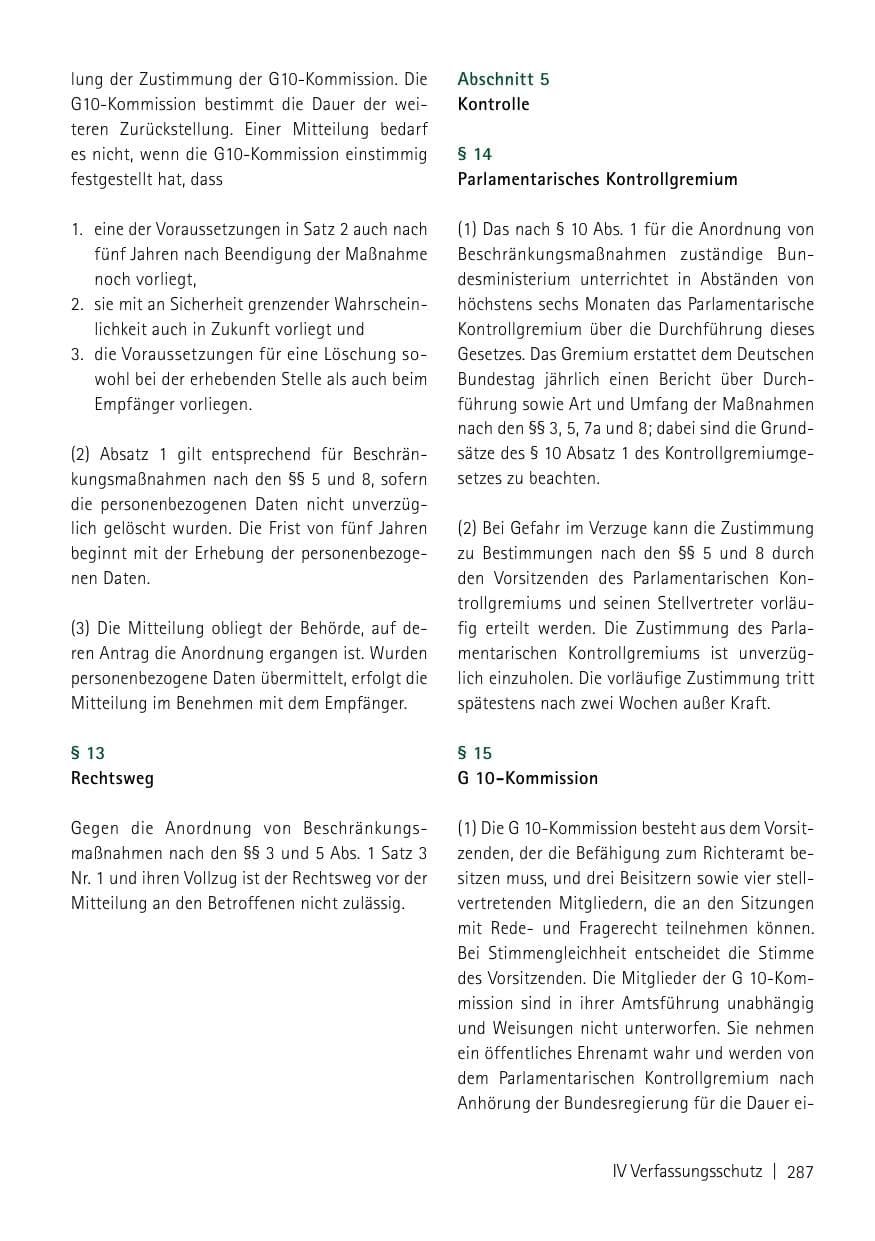 Seite 289 des Verfassungsschutzbericht 2013 Sachsen
