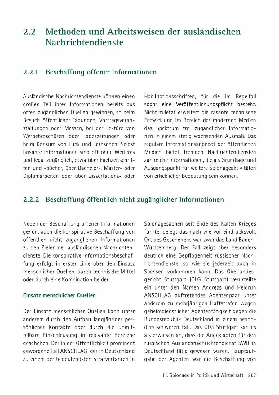 Seite 268 des Verfassungsschutzbericht 2014 Sachsen
