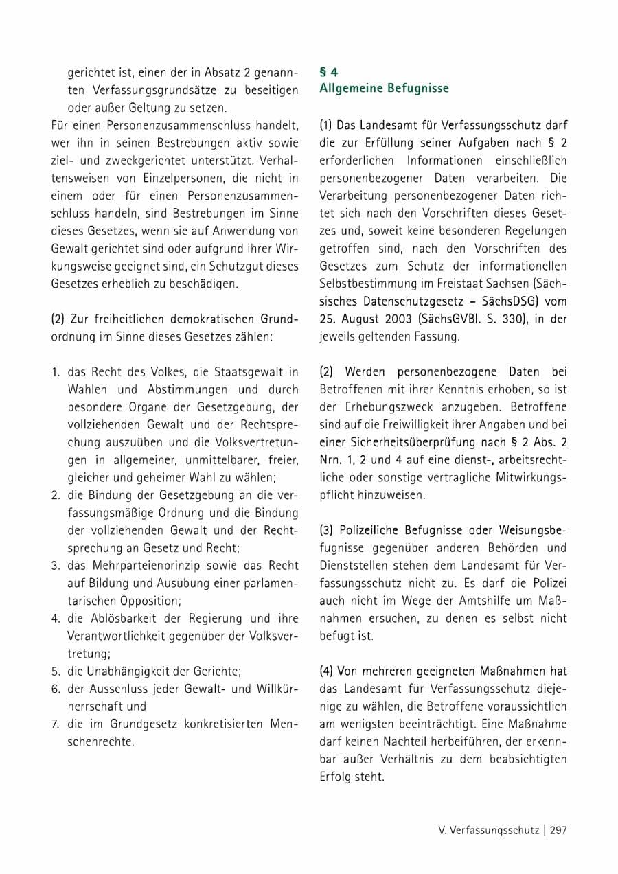 Seite 298 des Verfassungsschutzbericht 2014 Sachsen