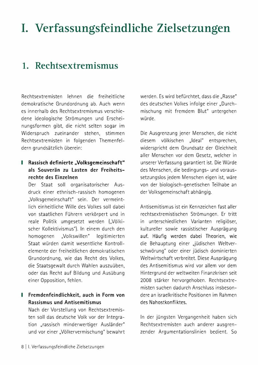 Seite 9 des Verfassungsschutzbericht 2014 Sachsen