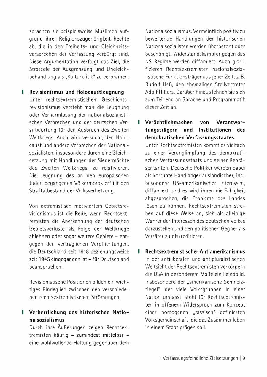 Seite 10 des Verfassungsschutzbericht 2014 Sachsen