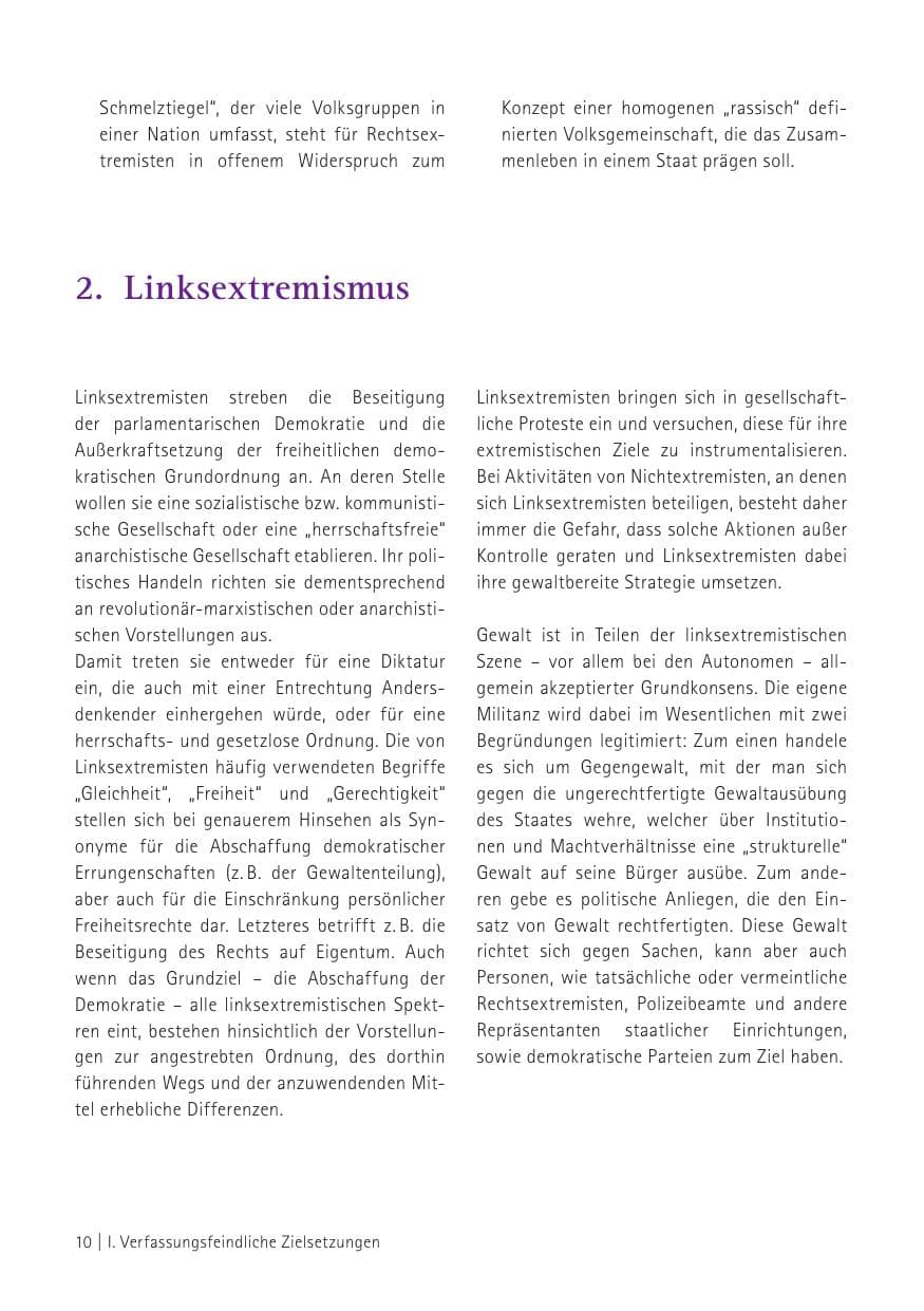 Seite 12 des Verfassungsschutzbericht 2015 Sachsen