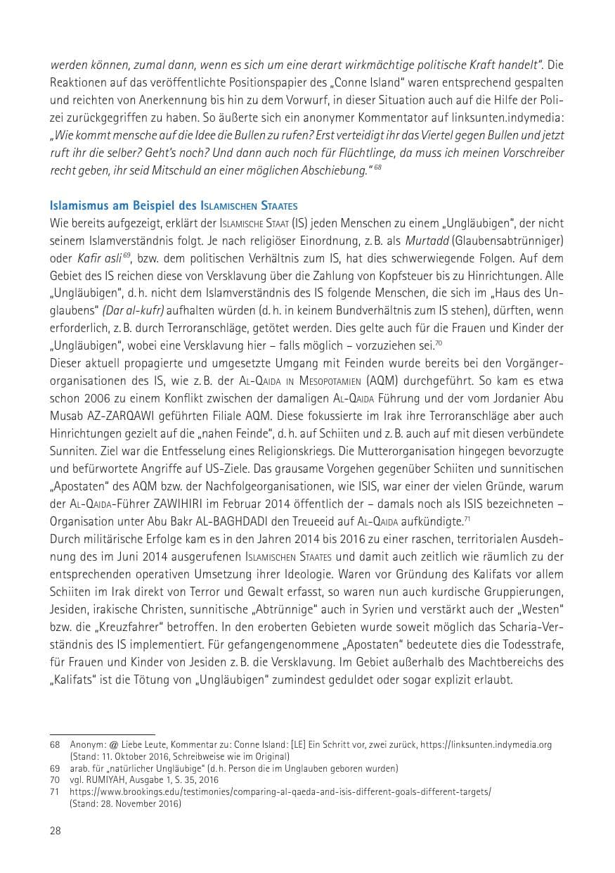 Seite 30 des Verfassungsschutzbericht 2016 Sachsen