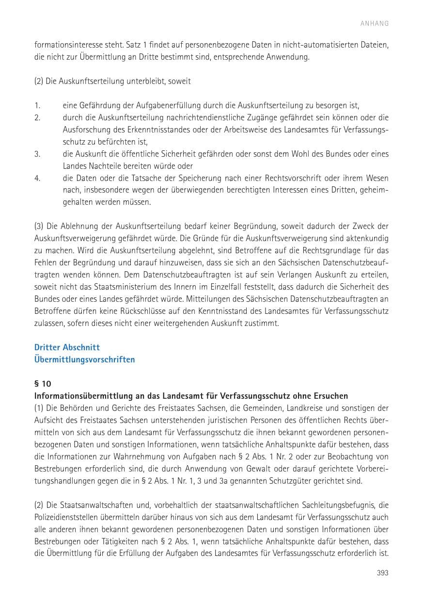 Seite 395 des Verfassungsschutzbericht 2016 Sachsen