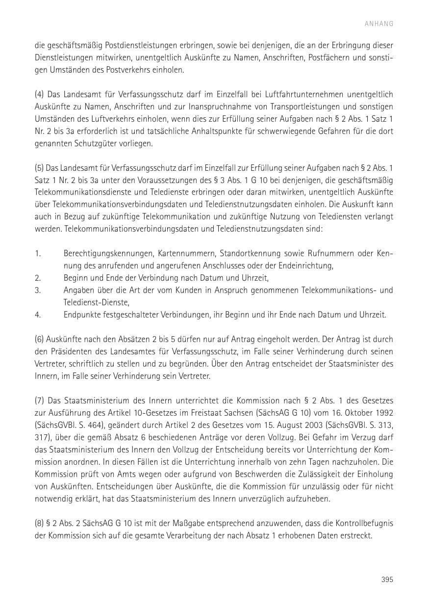 Seite 397 des Verfassungsschutzbericht 2016 Sachsen