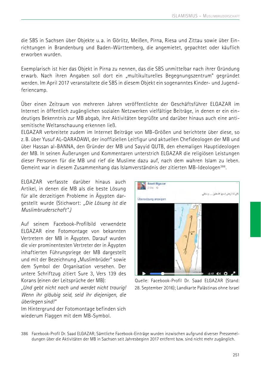 Seite 251 des Verfassungsschutzbericht 2017 Sachsen