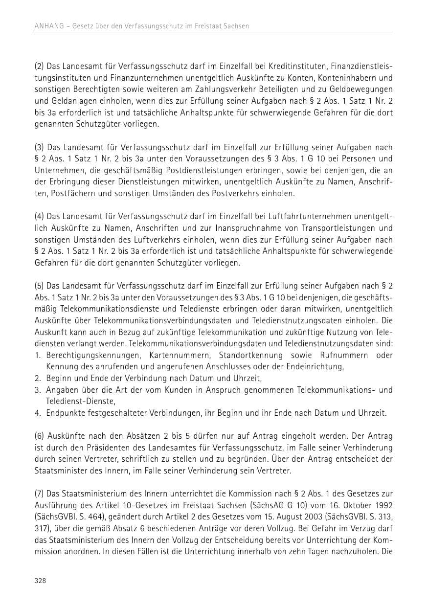Seite 328 des Verfassungsschutzbericht 2017 Sachsen