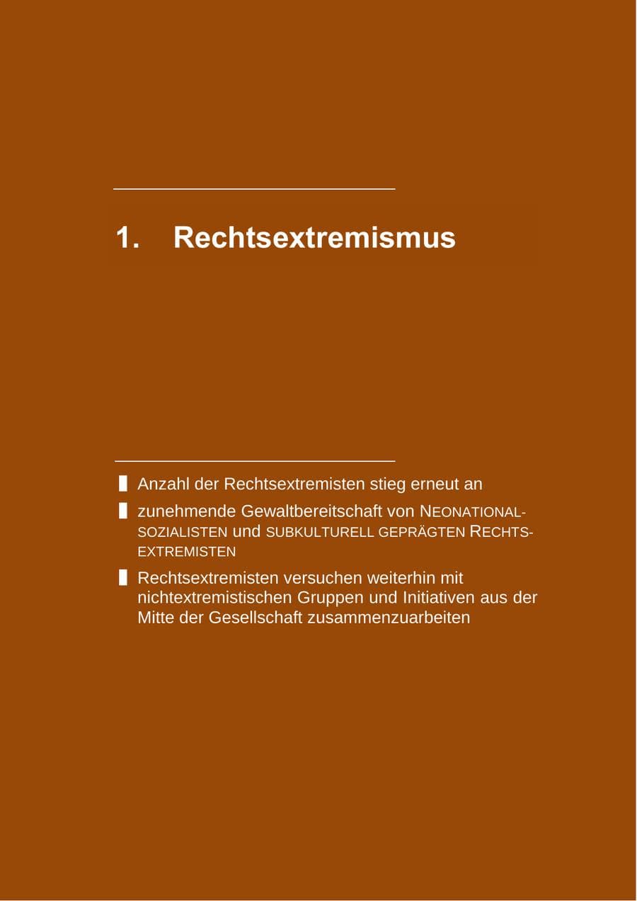 Seite 15 des Verfassungsschutzbericht 2018 Sachsen