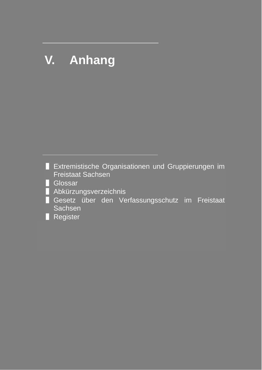 Seite 245 des Verfassungsschutzbericht 2018 Sachsen