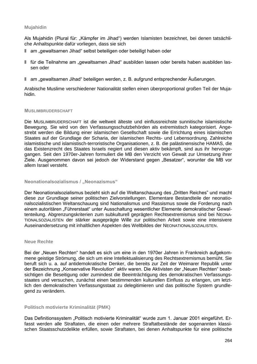 Seite 256 des Verfassungsschutzbericht 2018 Sachsen