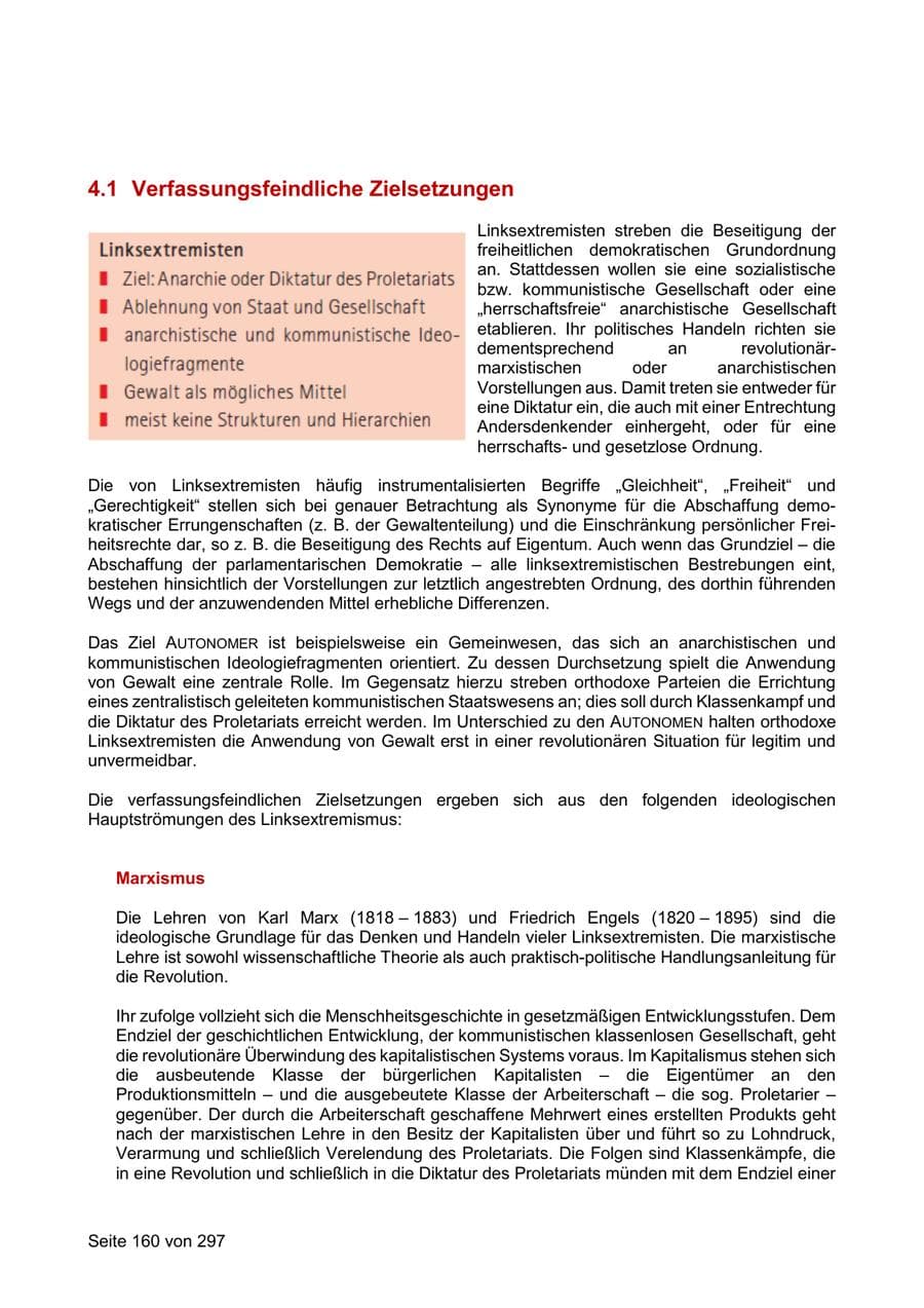 Seite 160 des Verfassungsschutzbericht 2019 Sachsen