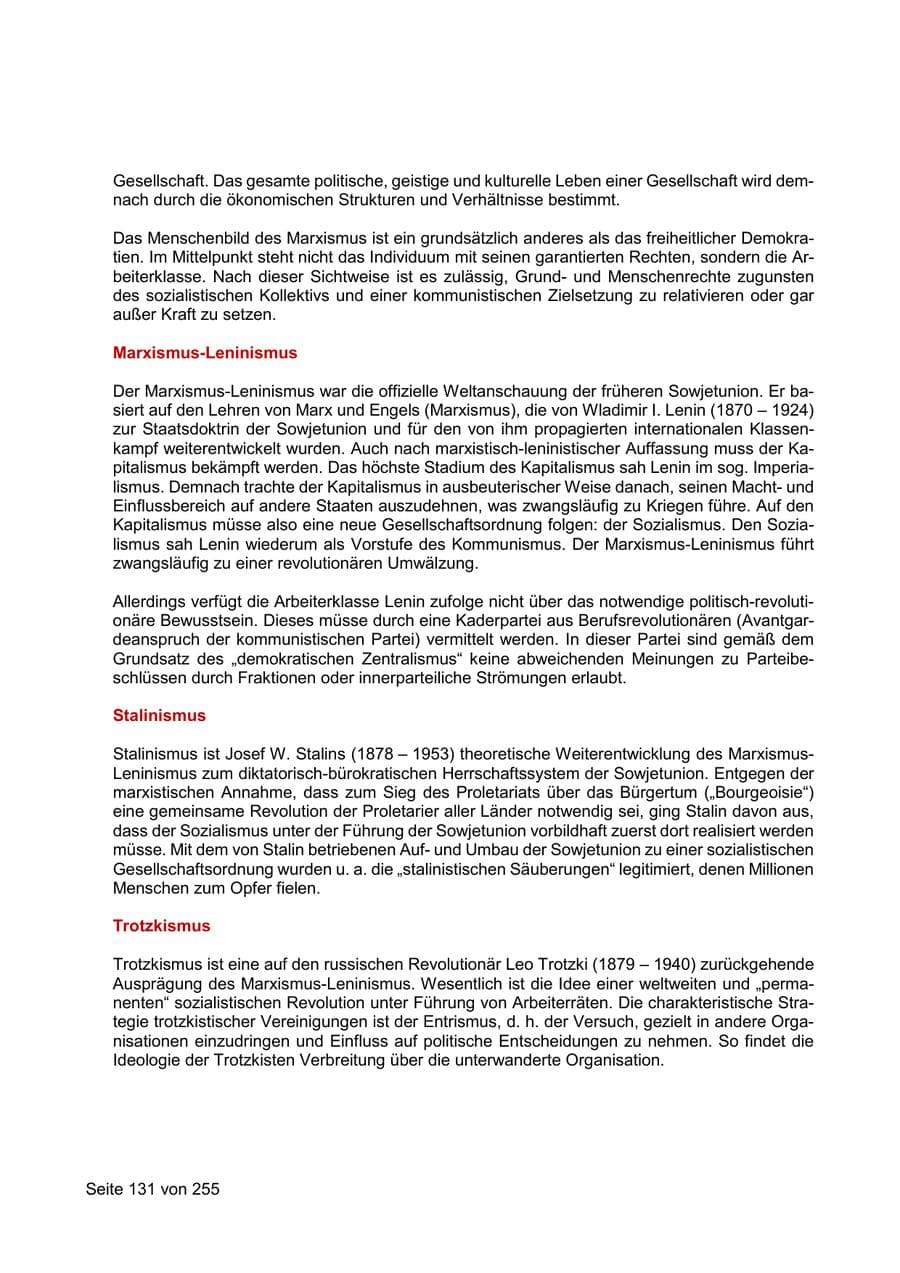 Seite 131 des Verfassungsschutzbericht 2021 Sachsen