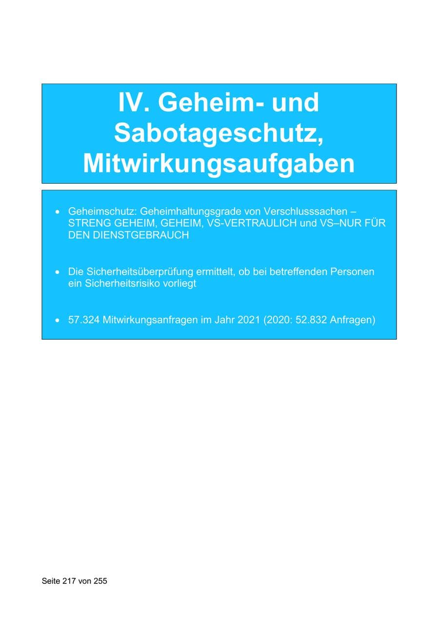 Seite 217 des Verfassungsschutzbericht 2021 Sachsen