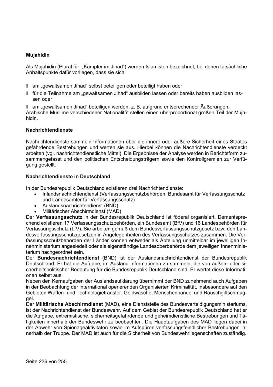 Seite 236 des Verfassungsschutzbericht 2021 Sachsen